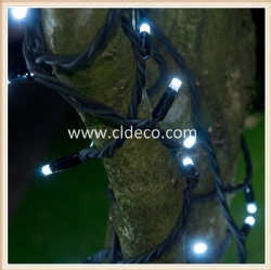 LED STRING LIGHTS 10M 100LED RUBBER CABLE CONNECTABLE