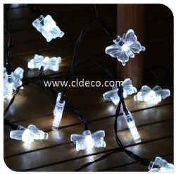 LED STRING LIGHTS WITH BUTTERFLY PVC CABLE CONNECTABLE