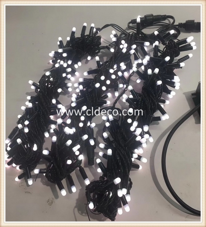 LED STRING LIGHTS 10M 100LED RGB RUBBER CABLE CONNECTABLE