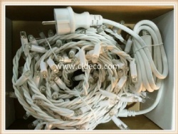 LED STRING LIGHTS 10M 100LED RUBBER CABLE CONNECTABLE