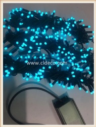 LED STRING LIGHTS 10M 100LED RGB RUBBER CABLE CONNECTABLE